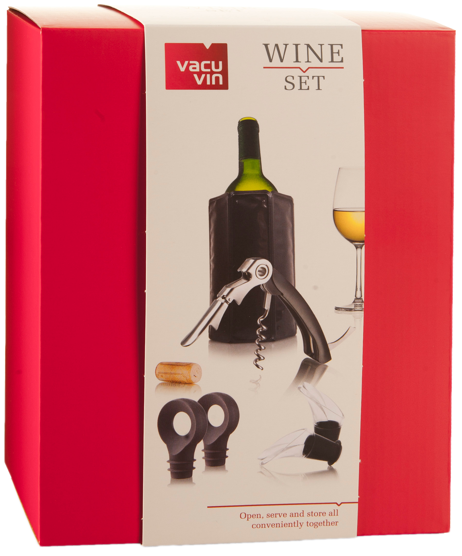 Акція на Набор подарочный Vacu Vin Wine Set Starter (69000606) від Rozetka UA