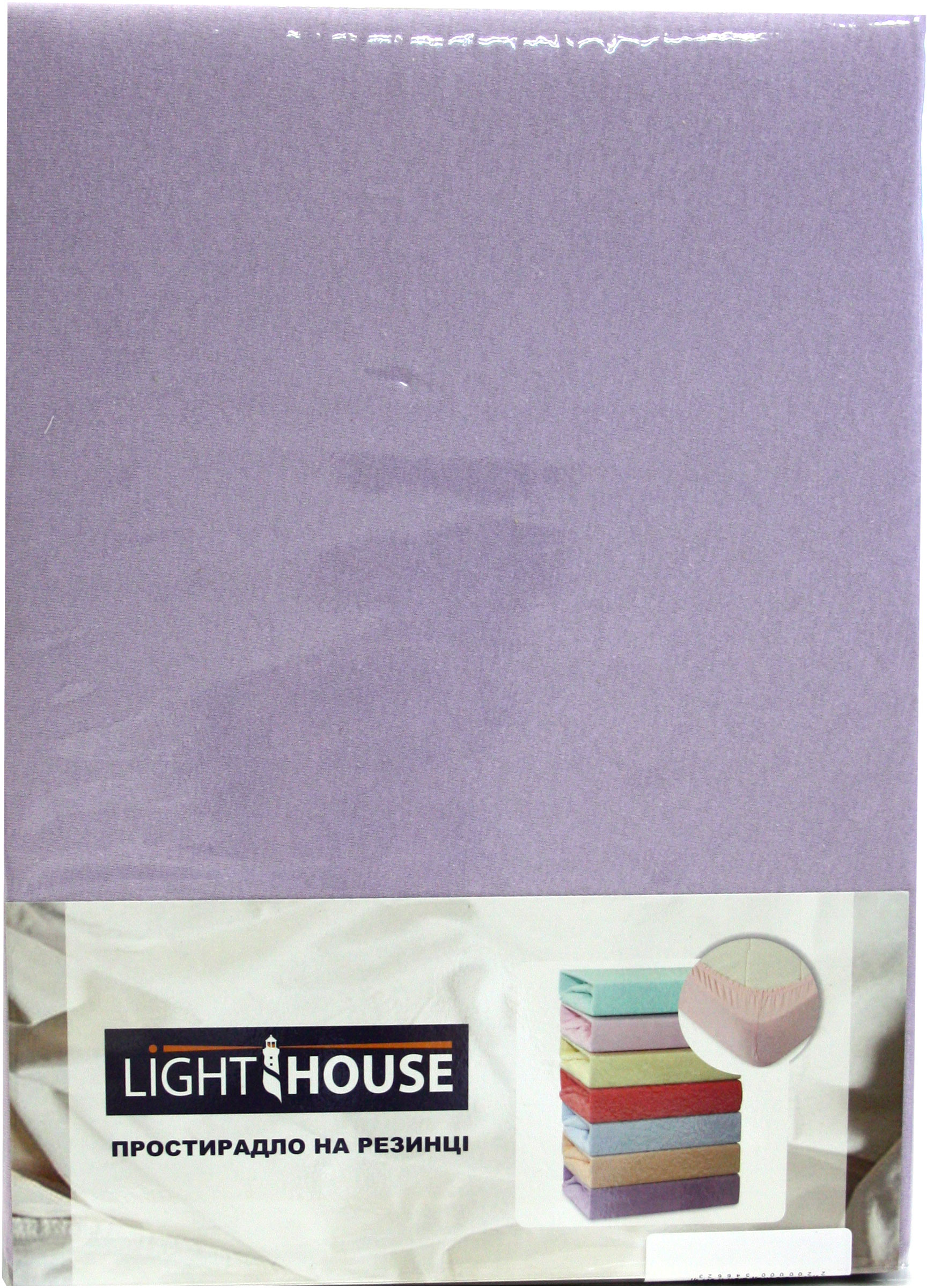 

Простынь на резинке LightHouse 180х200+25 Сиреневая
