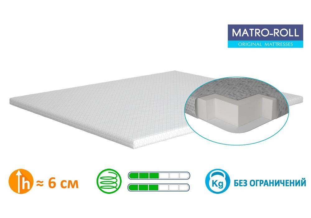 

Матрас ортопедический Matroluxe Air Standart 3в1 Topper 140x190 см
