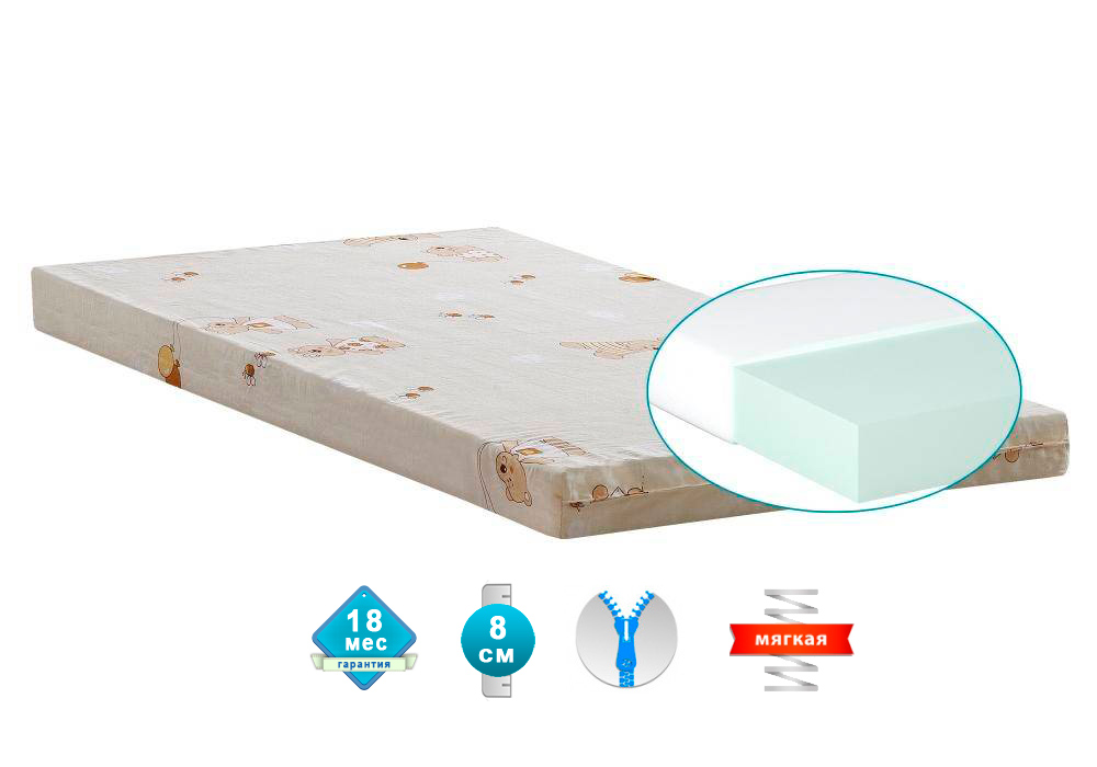 

Матрас ортопедический Matroluxe БЕМБИ лайт детский 90x200 см