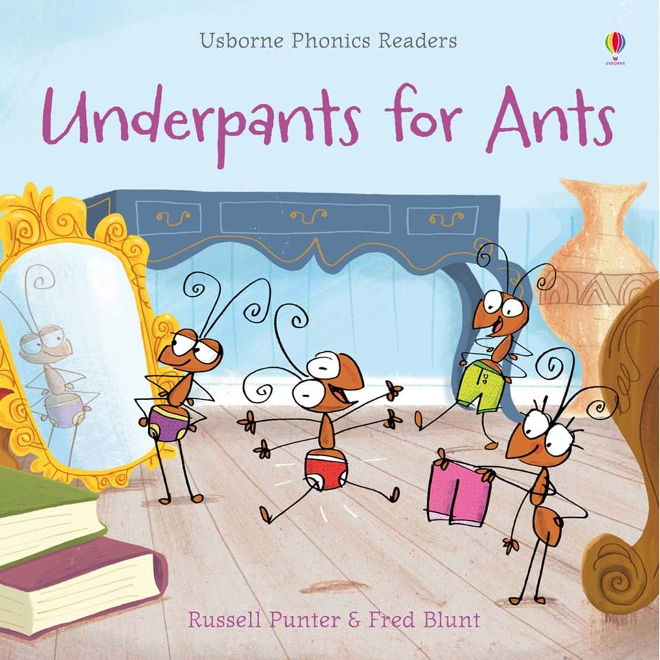 

Книга на английском языке Underpants for Ants от автора Russell Punter and Fred Blunt и издательства Usborne Publishing Ltd из Великобритании