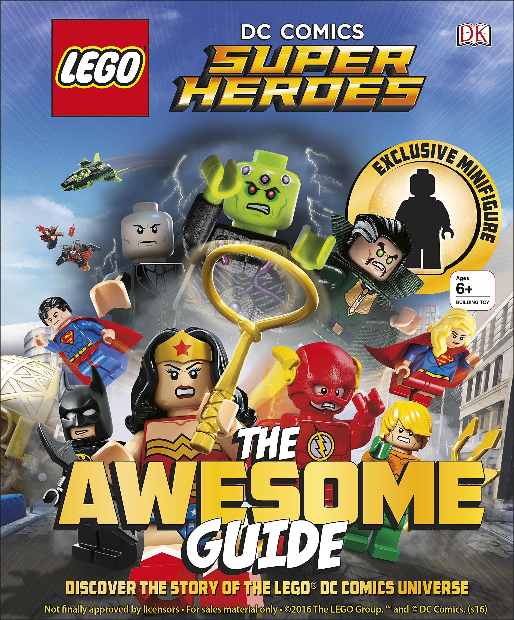 

Книга на английском языке LEGO DC Comics Super Heroes The Awesome Guide: With Exclusive Wonder Woman Minifigure от автора Cavan Scott и издательства Dorling Kindersley из Великобритании