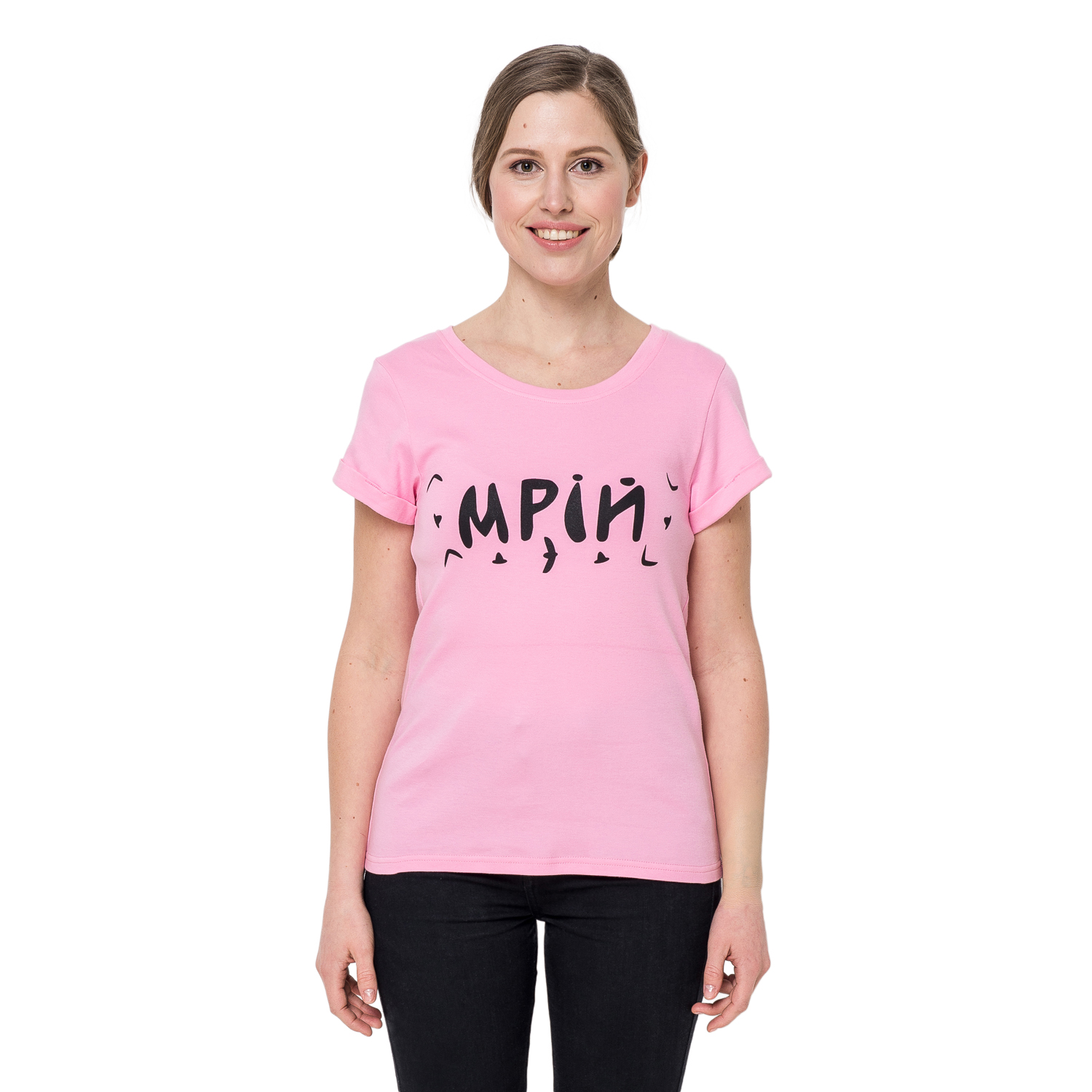 

Футболка ProstoClothes МРІЙ  розовая 137p2, Футболка ProstoClothes МРІЙ S розовая 137p2