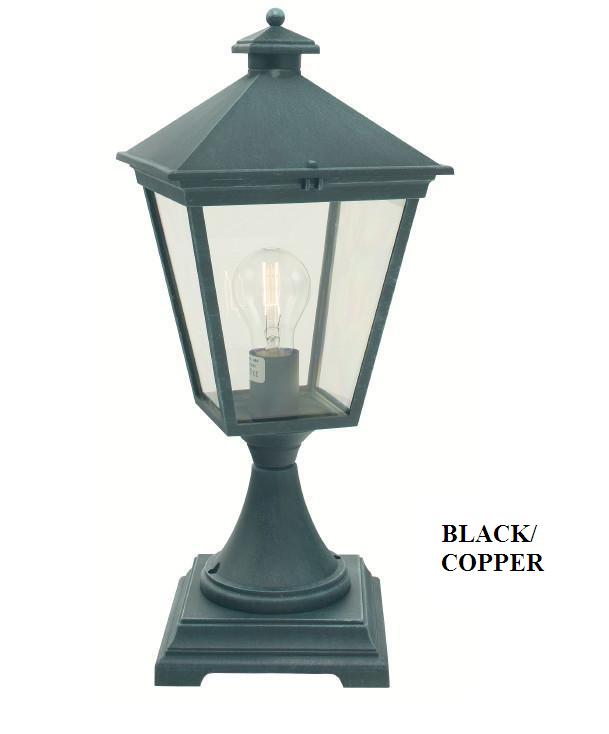 

Уличный столбик Norlys 484B/c London Black/copper