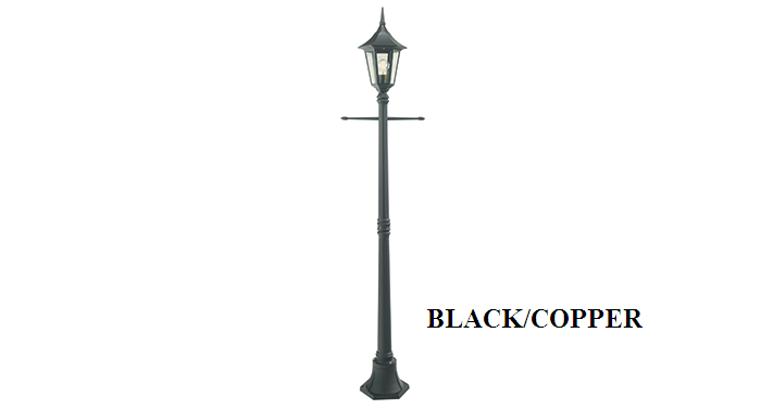 

Фонарный столб Norlys 401B/c Rimini Black/copper
