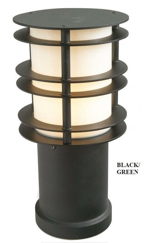 

Уличный столбик Norlys 1268B/g Stockholm Black/green