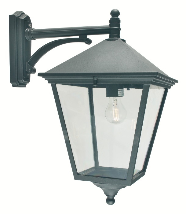 

Настенный светильник Norlys 481B/g London Black/green