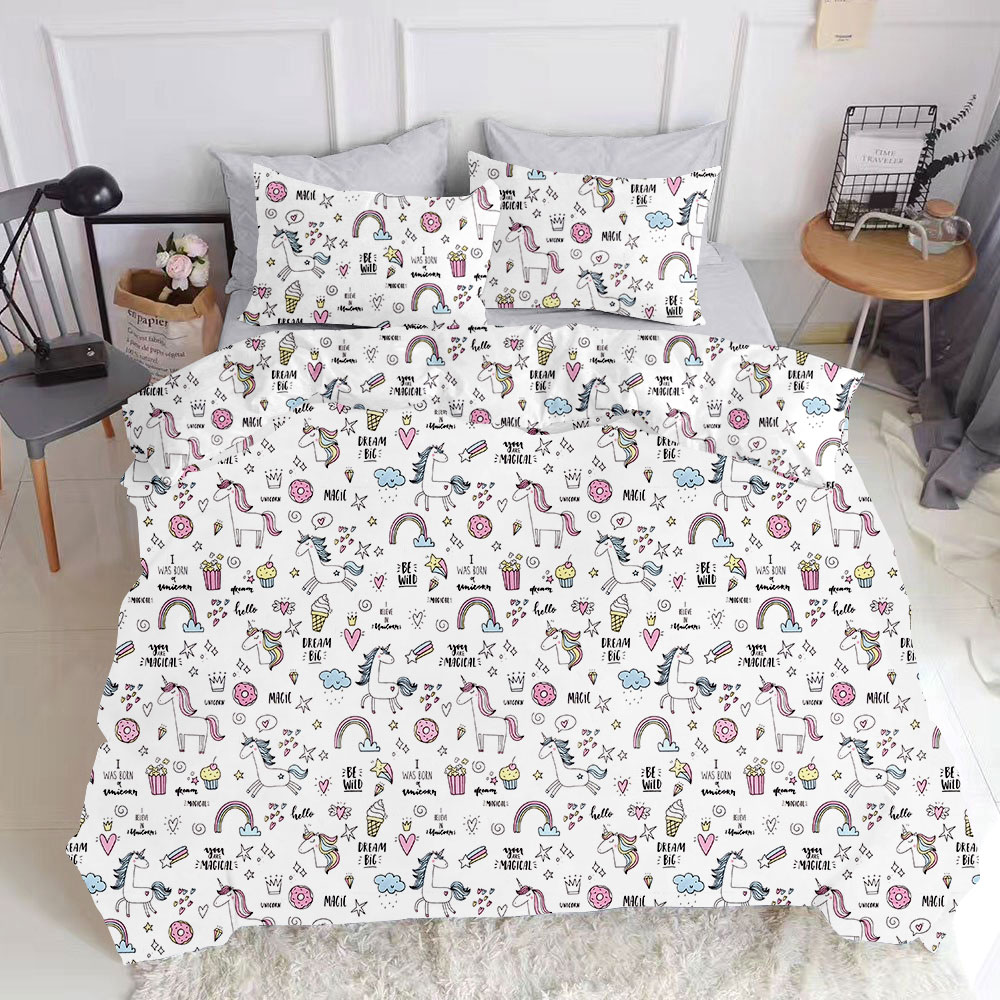 

Комплект постельного белья Cosas натурального Unicorn Sweet El Grey 160х220