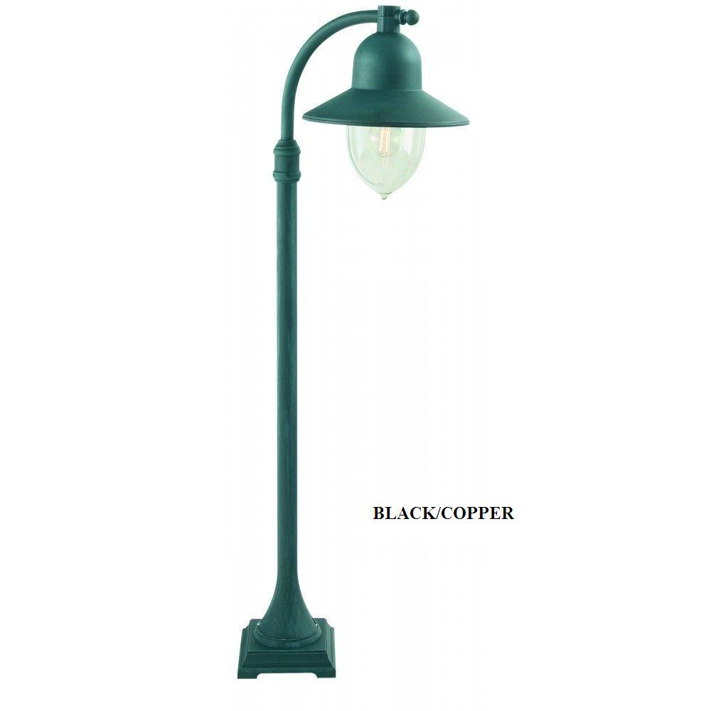 

Уличный столбик Norlys 375B/c Como Black/copper