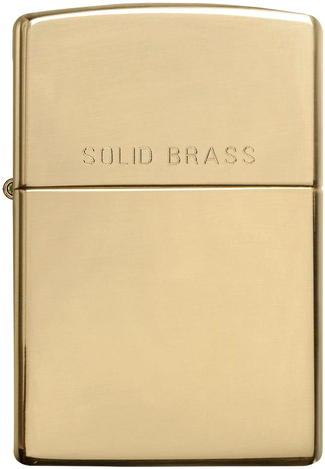 

Зажигалка Zippo 254 Reg High Polish Brass Золотистая (Zippo 254)