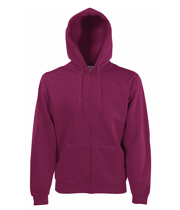

Толстовка Fruit of the Loom Premium hooded sweat jacket  Бордовый, Толстовка Fruit of the Loom Premium hooded sweat jacket S Бордовый