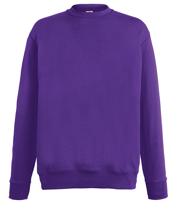 

Свитшот Fruit of the Loom Lightweight set-in sweat S Фиолетовый