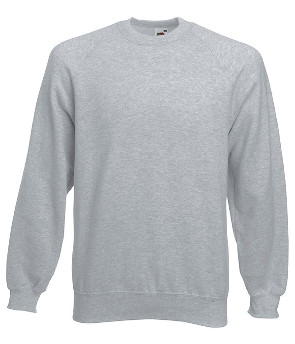 

Свитшот Fruit of the Loom Classic raglan sweat XXL Серо-Лиловый