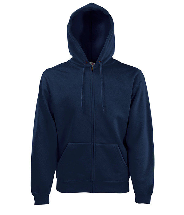 

Толстовка Fruit of the Loom Classic hooded sweat jacketM Глубокий Темно-Синий