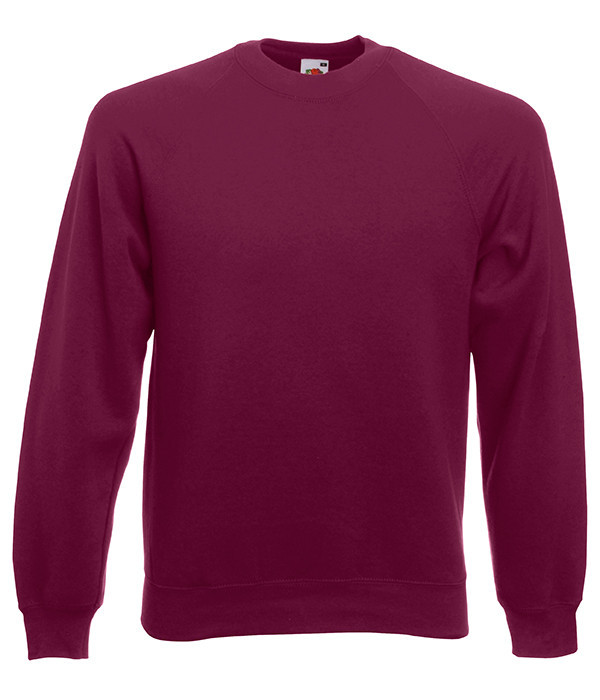 

Свитшот Fruit of the Loom Classic raglan sweat M Бордовый