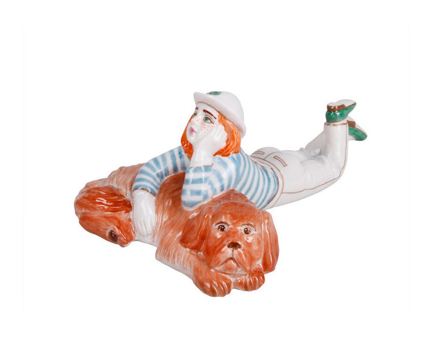 

Скульптура Императорский фарфор Жанровая Девочка с веснушками 13,7см 82.88003.00.1