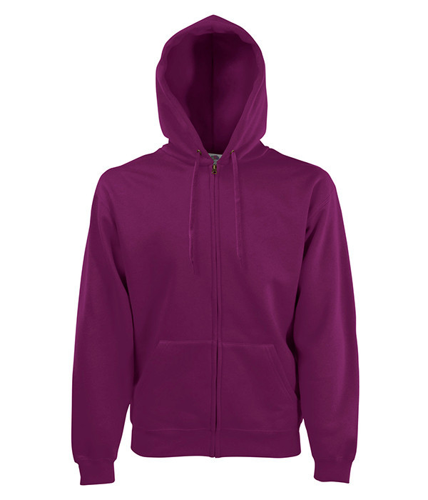 

Толстовка Fruit of the Loom Classic hooded sweat jacketM Бордовый