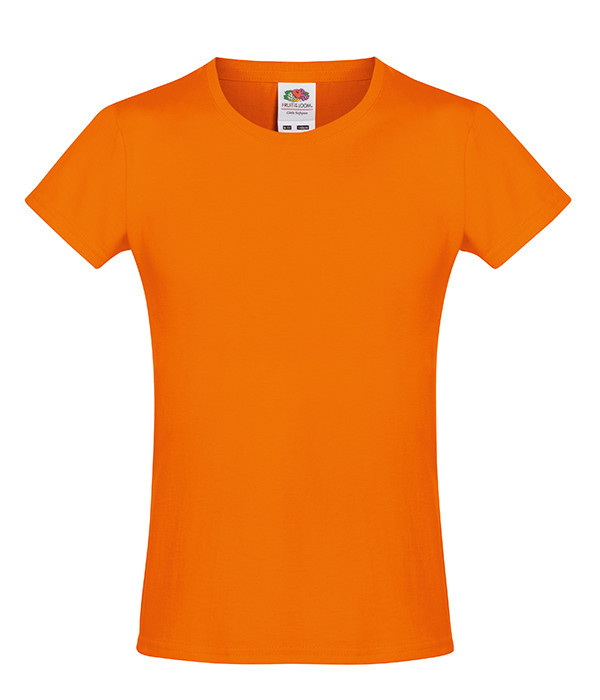 

Футболка Fruit of the Loom Sofspun girls Оранжевый 164 см