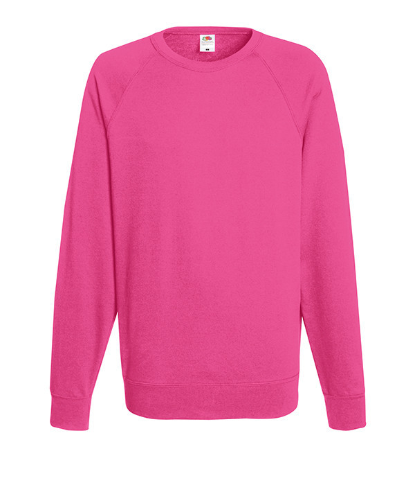 

Свитшот Fruit of the Loom Lightweight raglan sweat XL Малиновый