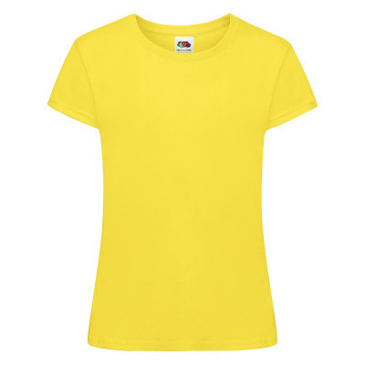 

Футболка Fruit of the Loom Sofspun girls Желтый 152 см