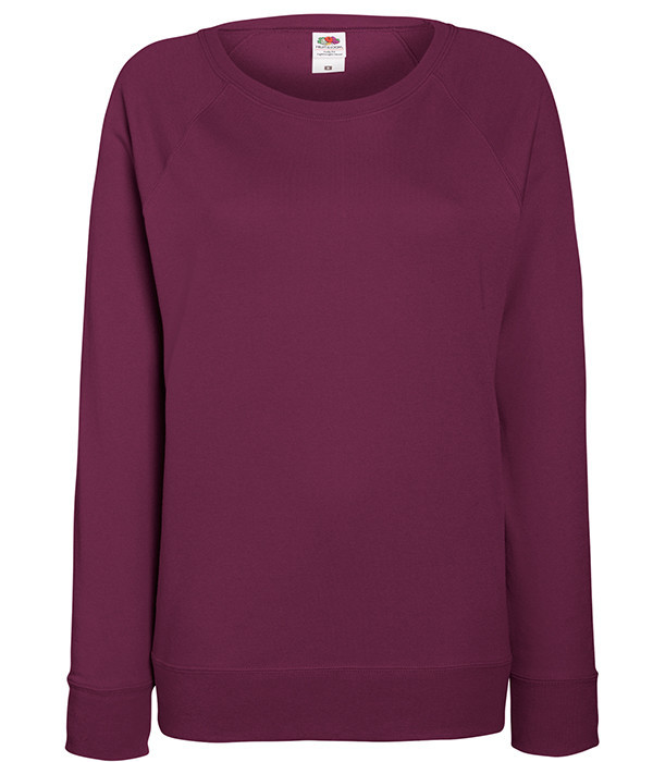 

Свитшот Fruit of the Loom Lightweight  Бордовый, Свитшот Fruit of the Loom Lightweight S Бордовый