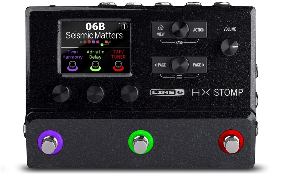 Процессор для электро и бас-гитар Line 6 HX Stomp – фото, отзывы