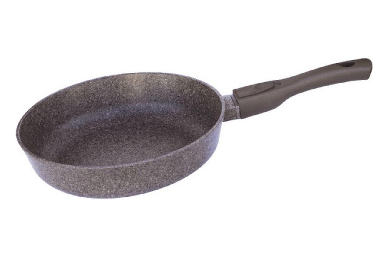 

Сковорода индукционная антипригарная со соъемной ручкой Биол Granite Brown 26 см