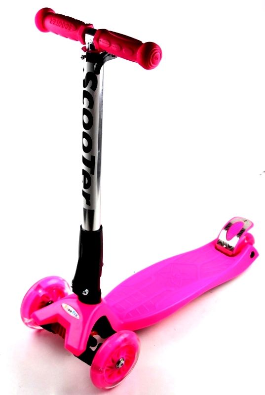 

Самокат Scooter Maxi Складной руль Pink