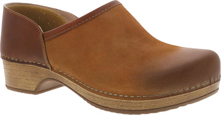 

Женские туфли Dansko Brenna Closed Back Clog Tan Burnished Suede 42