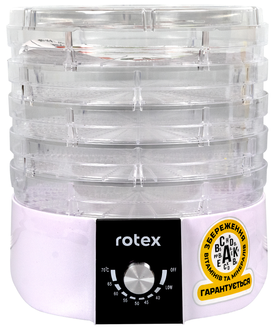 

Сушилка для овощей и фруктов ROTEX RD540-W с сеткой для ягод