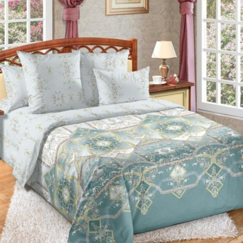 

Комплект постельного белья Комфорт-текстиль перкаль Сокровищница Двуспальный