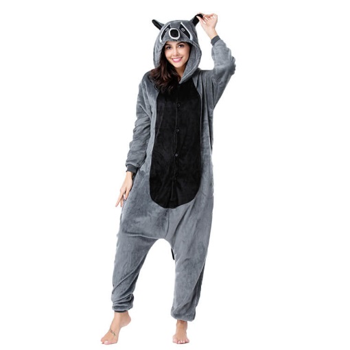 

Пижама Кигуруми взрослая BearWear Енот  155 - 165 см Серый (K1W1-0130, Пижама Кигуруми взрослая BearWear Енот M 155 - 165 см Серый (K1W1-0130-M)