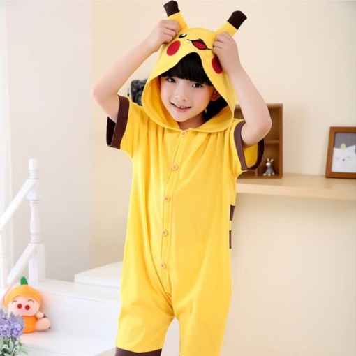 

Кигуруми детская BearWear Пикачу (летняя) L 121 - 130 см Желтый (1000023-L)