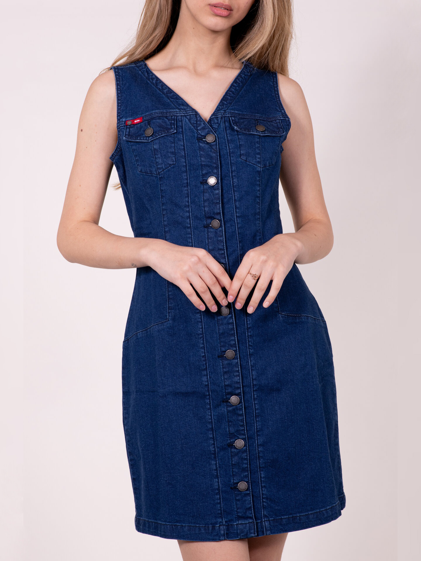 

Джинсовый сарафан Lee Cooper 60795044 L Dark blue