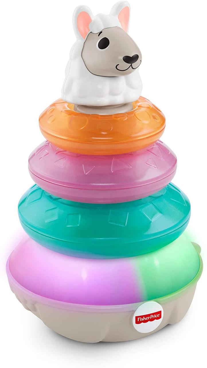 

Интерактивная Лама-пирамидка Фишер-Прайс Fisher-Price Linkimals Lights and Colors Llama