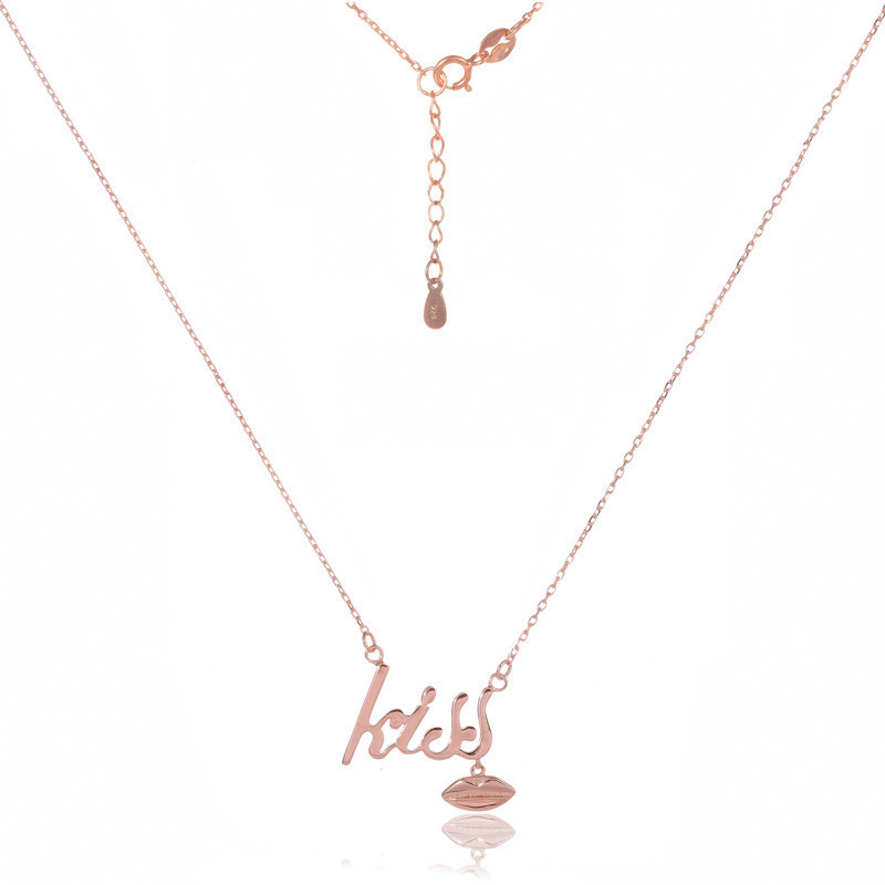 

Серебряное колье Silvex925 "Kiss" Кл3/801