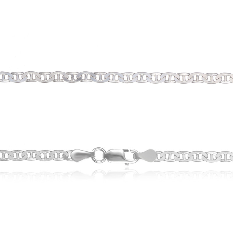 

Серебряная цепь Silvex925 родированная - гуччи 810Р 5/50, женская