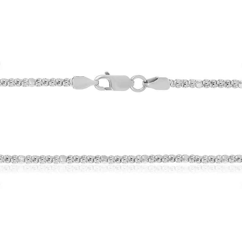 

Серебряная цепь Silvex925 - попкорн 942Р 4/50, женская