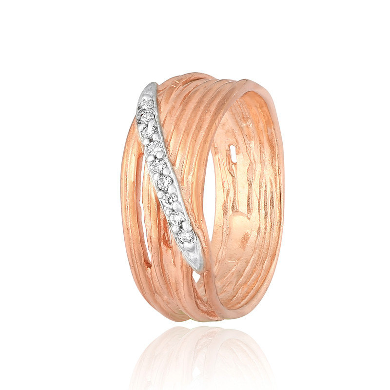

Серебряное кольцо в позолоте Silvex925 - К4Ф/446-18