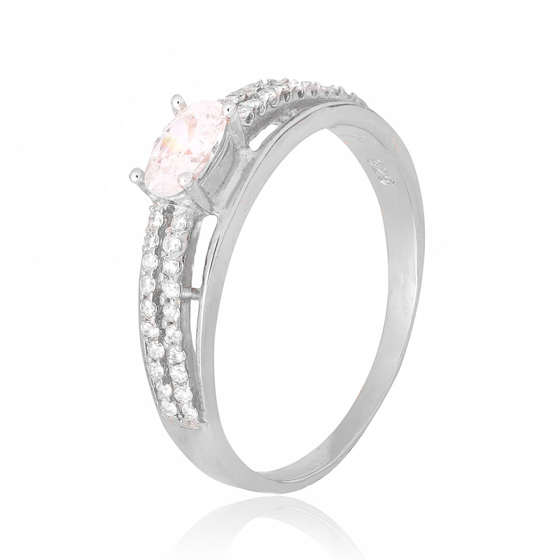 

Серебряное кольцо родированное Silvex925 - КК2Ф/339-18,5