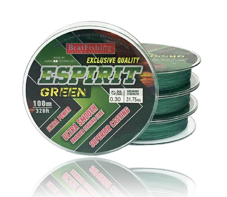 

Шнур BratFishing Espirit Green 100м 0.17мм зеленый (30/02-016-017)