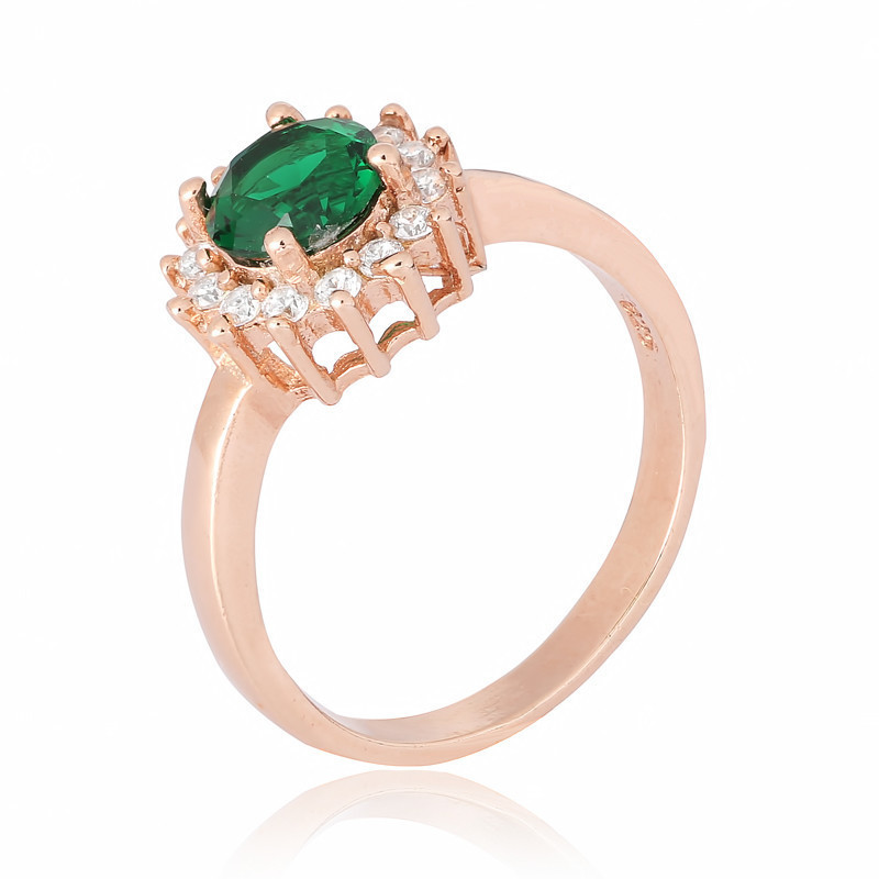 

Серебряное кольцо позолоченное с фианитом Silvex925 КК3ФИ/475 - 18,5