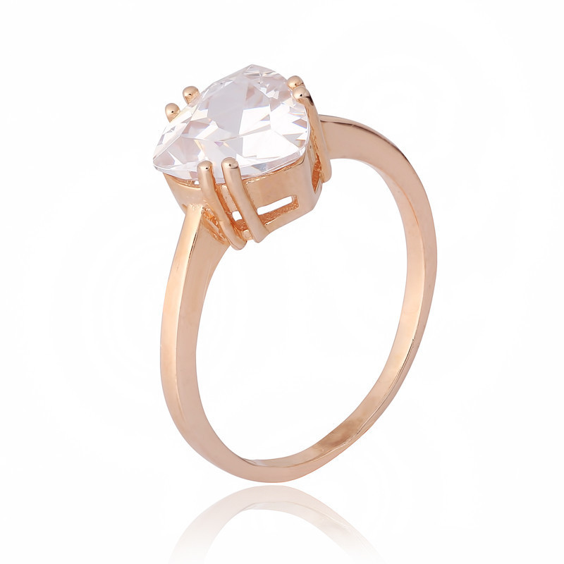 

Серебряное кольцо позолоченное с фианитом Silvex925 КК3Ф/399 - 17