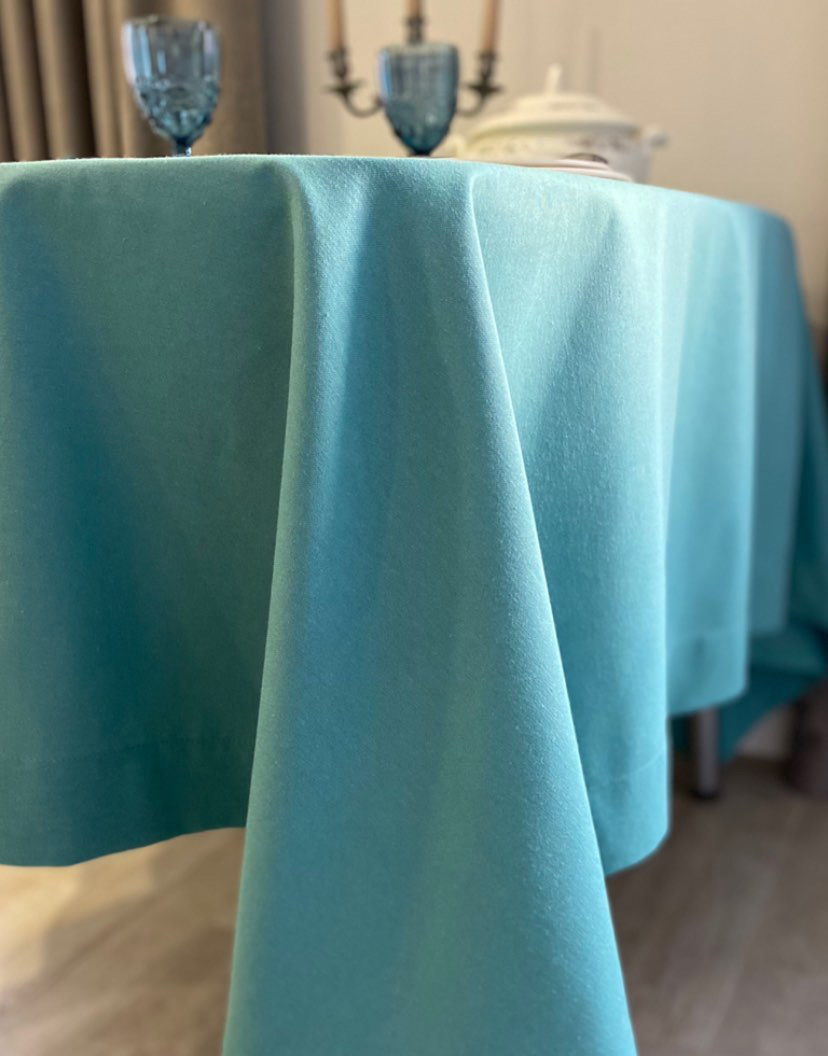 

Тефлоновая Скатерть Tablecloth Бирюзовый Однотонный 110*150 см