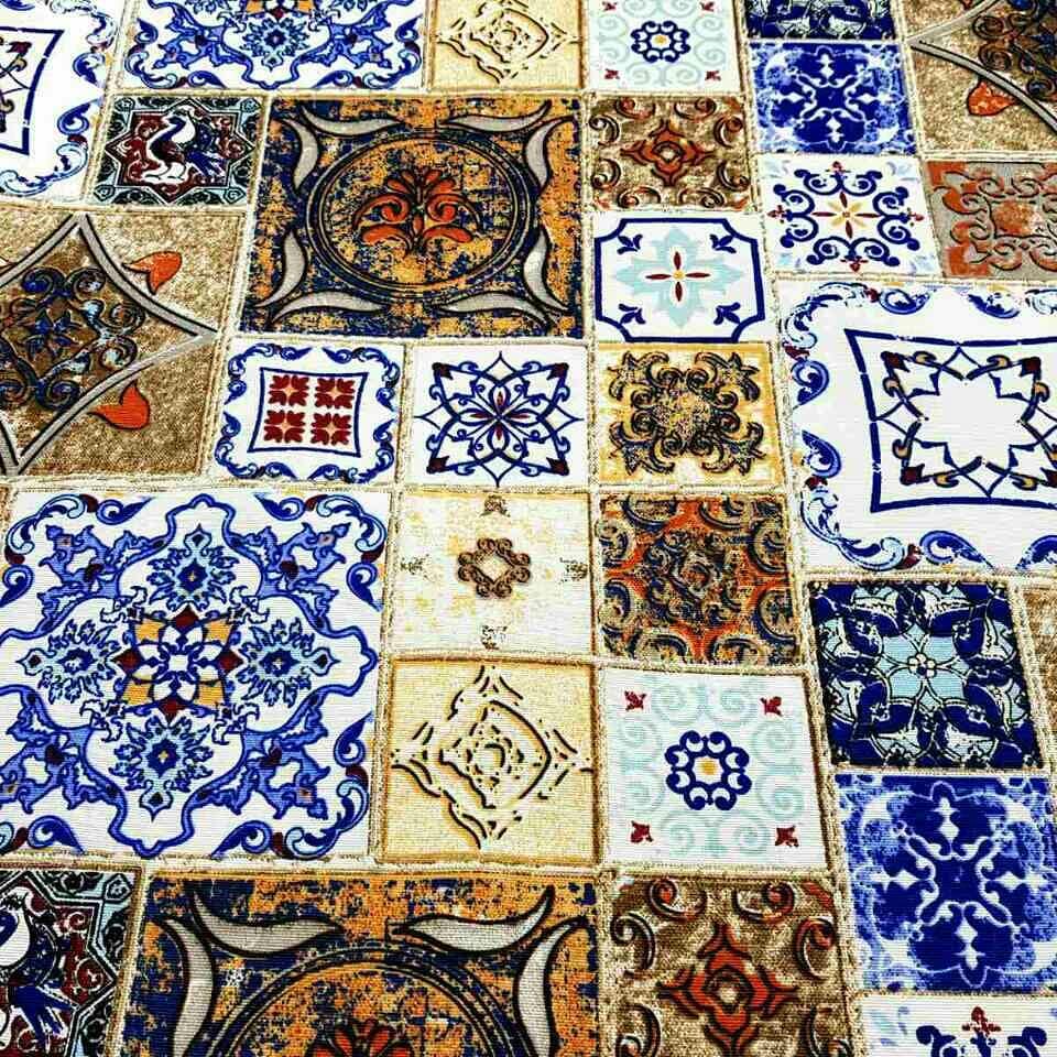 

Тефлоновая Скатерть Tablecloth Винтаж Плитка 110*150 см