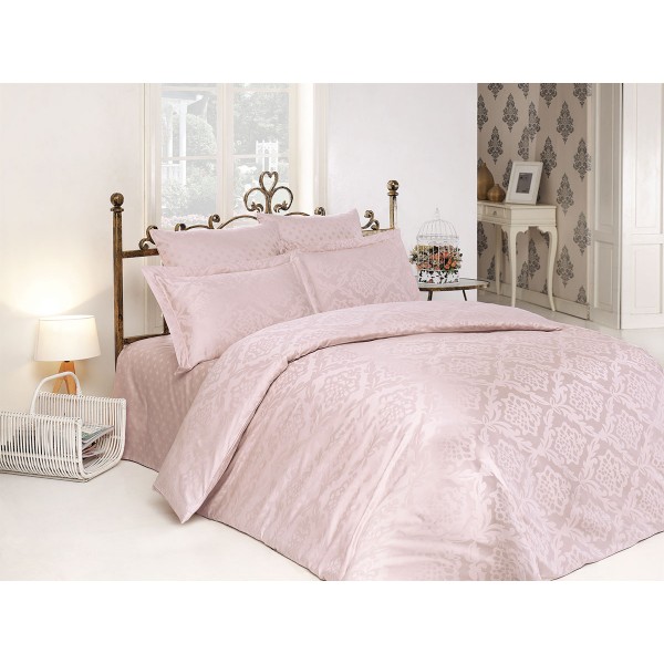 

Комплект постельного белья Ottoman Powder SoundSleep сатин-жаккард светло-розовый евро