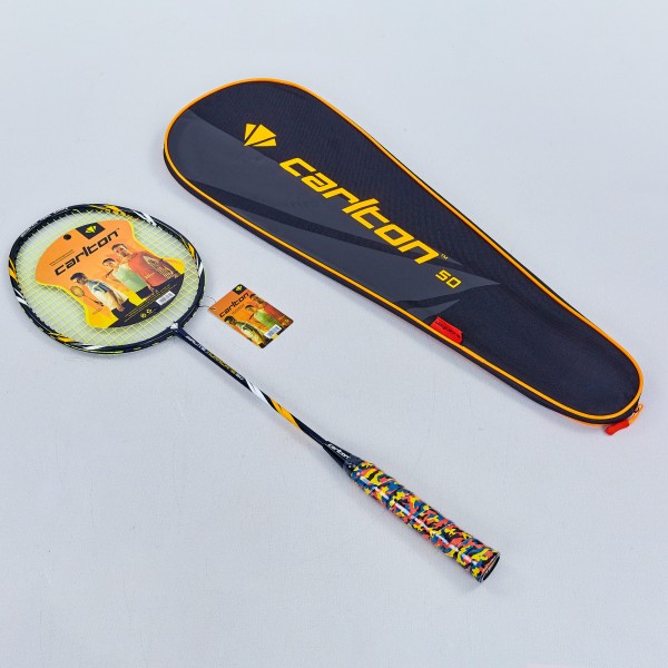 

Ракетка для бадминтона 1штука в чехле CARLTON PRO-50 (Replica) Orange (PS02274)