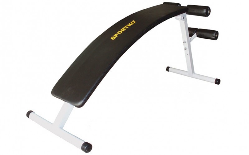 

Тренажер Скамья для пресса изогнутая SPORTKO TR-4034 СП3 Black (PS02007)
