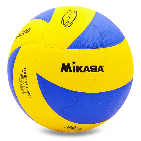 

Мяч волейбольный Клееный PU MIK VB-1844 MVA-300 Синий-желтый (MR02524)