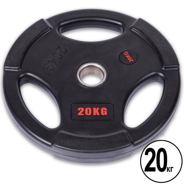 

Блины (диски) обрезиненные Life Fitness SC-80154B-20 Черный (MR02579)